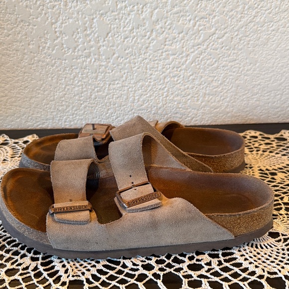 Birkenstock Taupe Arizona Sandals - Picture 5 of 13
